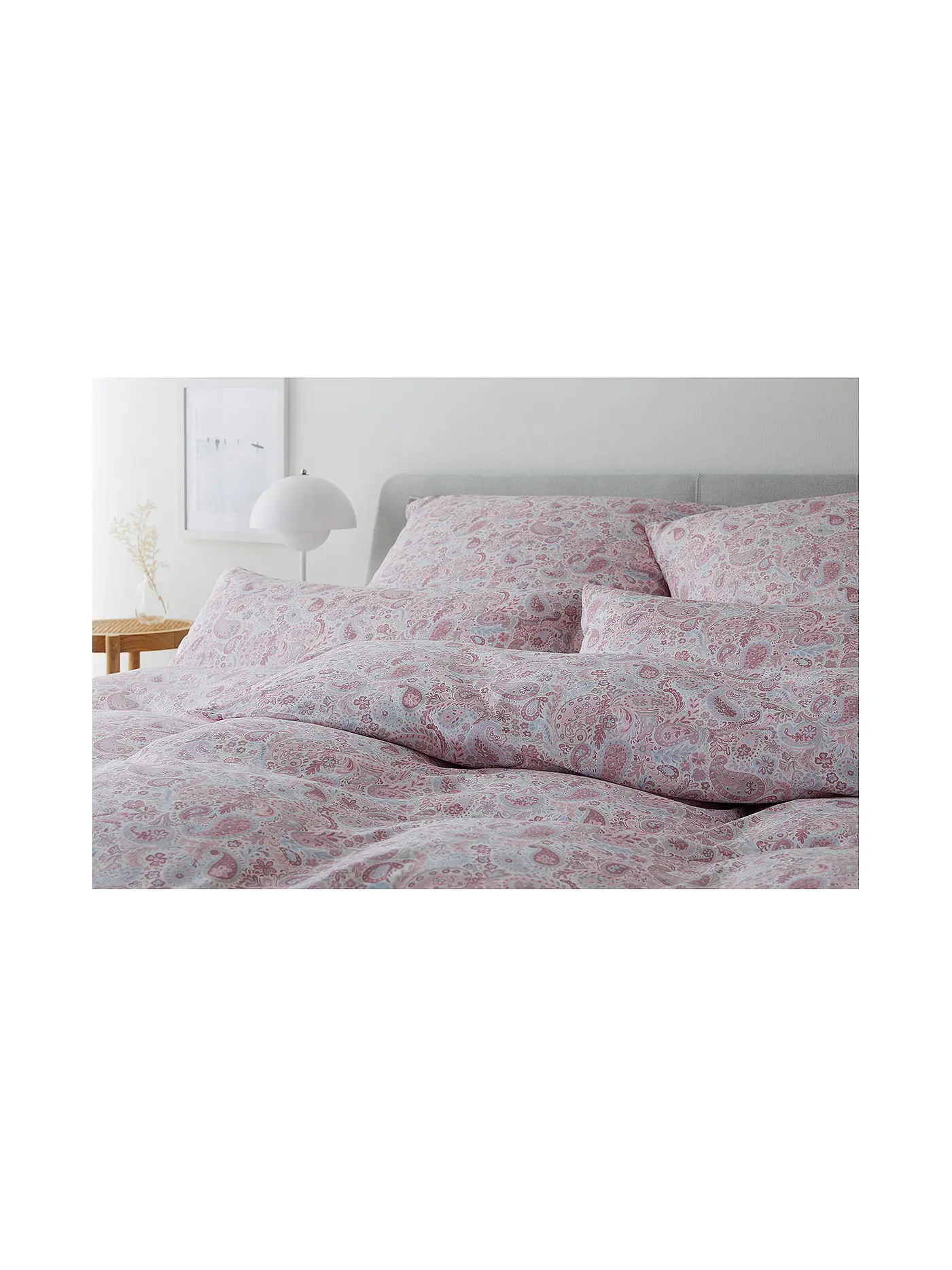 ELEGANTE | Jersey Bettwäsche Plenty 70x90cm / 140x200cm Rosarot | rosa
